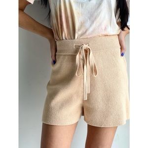 NWT A.L.C. Billie Drawstring Knit Shorts Size Large